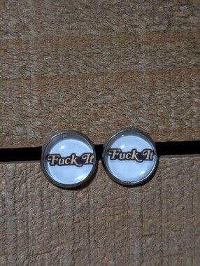 💟 Bad Word Handmade Stud Earrings